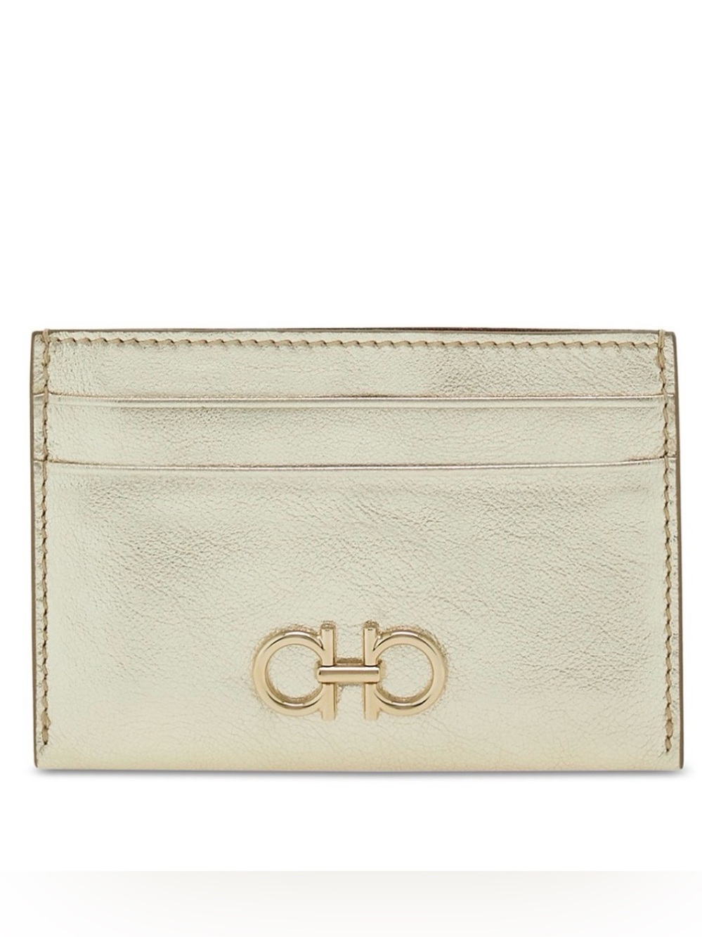 NWT - Ferragamo Leather Card Holder